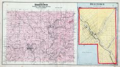Beetown Township, Beetown Street Map, Grant County 1895